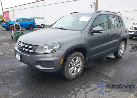 2016 Volkswagen Tiguan S из США, поврежденный, VIN WVGBV7AX1GW590257